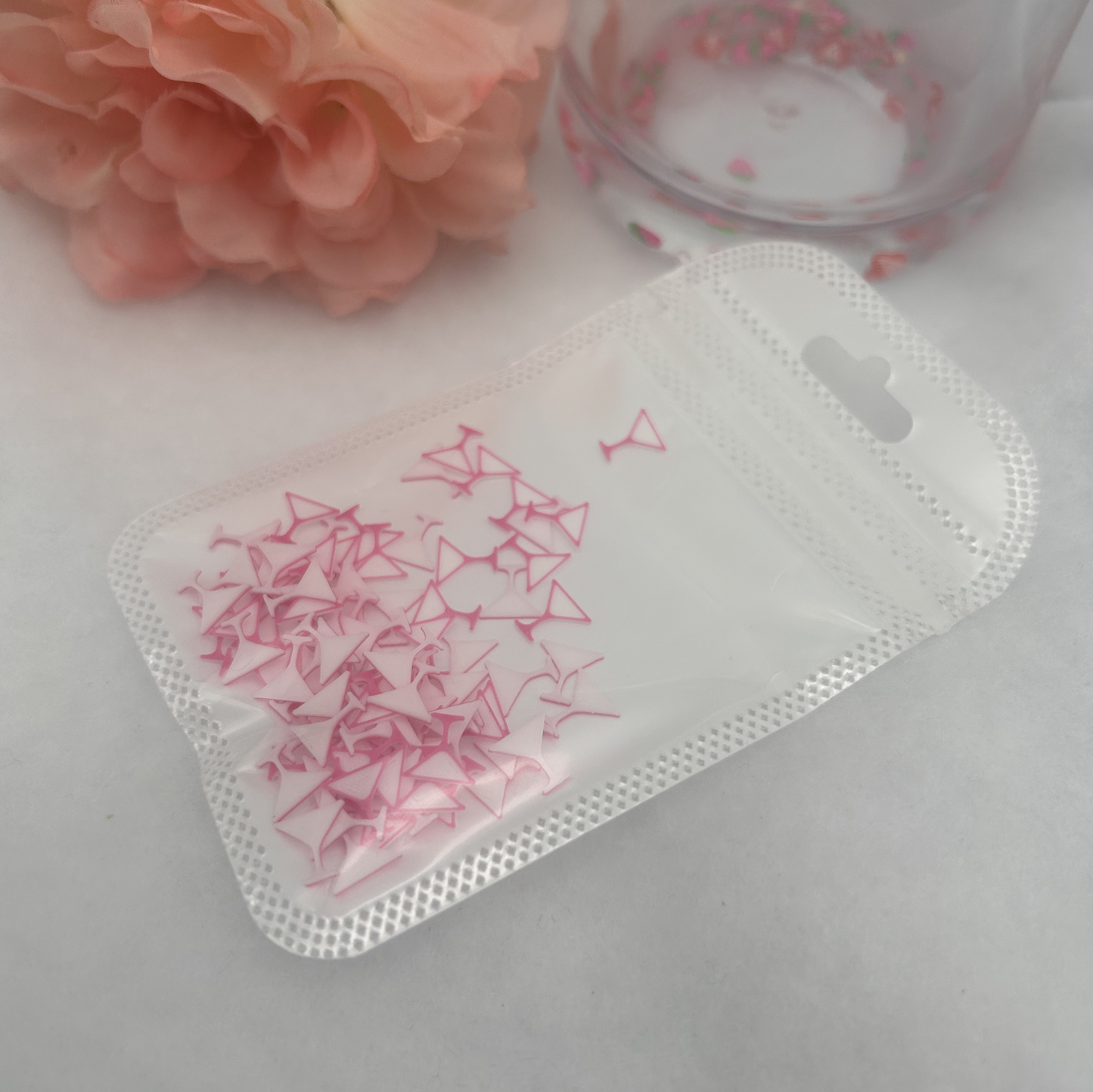 3D Cocktailglas - PLA Dekorationselemente - 100 Stk