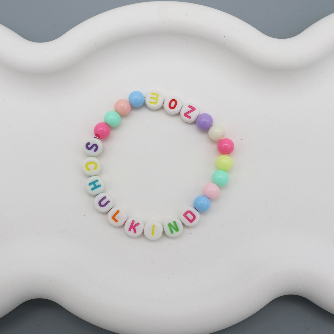 Schulkind Armband - personalisiert mit Name