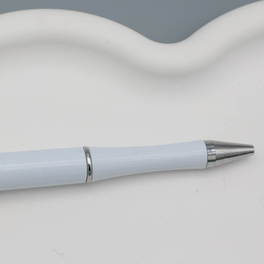 Kugelschreiber mit Silikon Perlen - Charm: Coffee