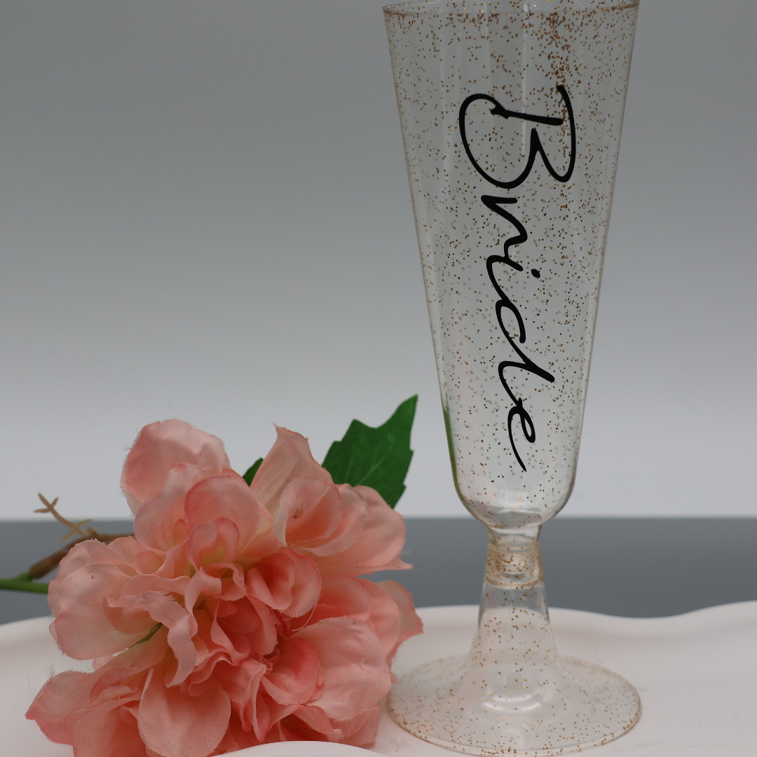personalisierter Becher JGA | Plastikbecher | Sektglas | Brautjungfer | Name | Junggesellinnenabschied | Party | Bride | Becher | Hochzeit