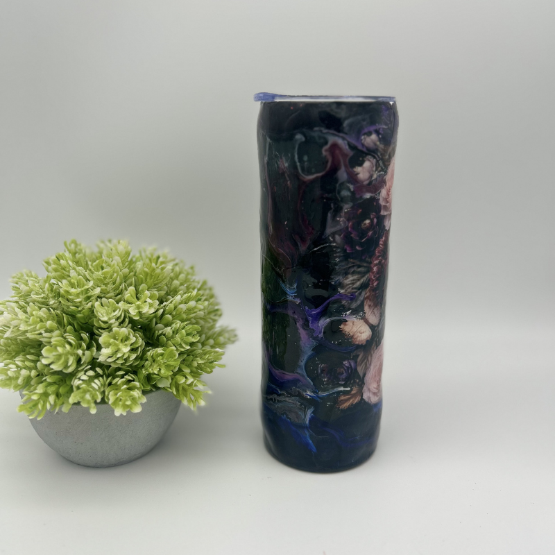 DEIN Thermo Tumbler nach Wunsch mit Deckel und Strohhalm