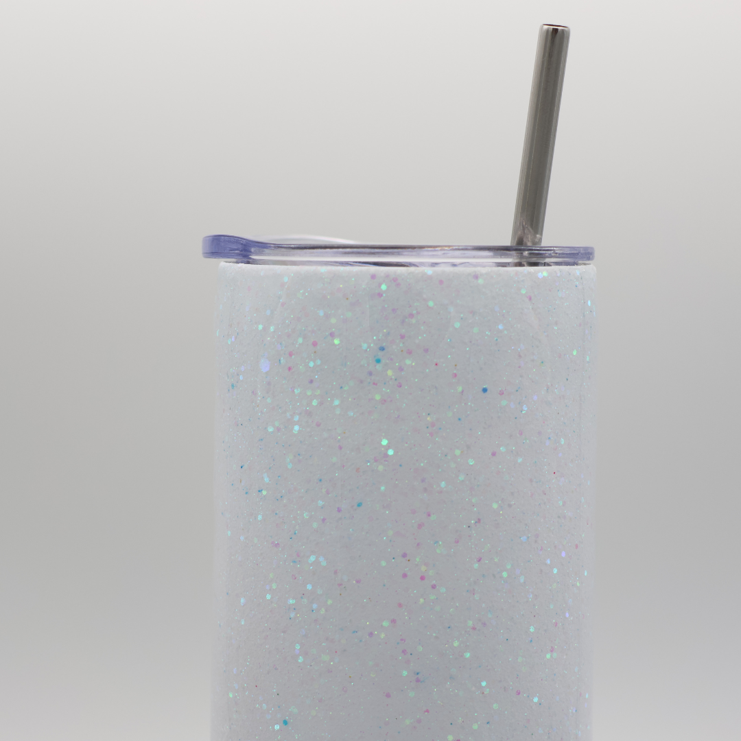 Frozen Glitzer Tumbler | diverse Farben | Edelstahl Tumbler | Epoxidharz Thermobecher | personalisierbar