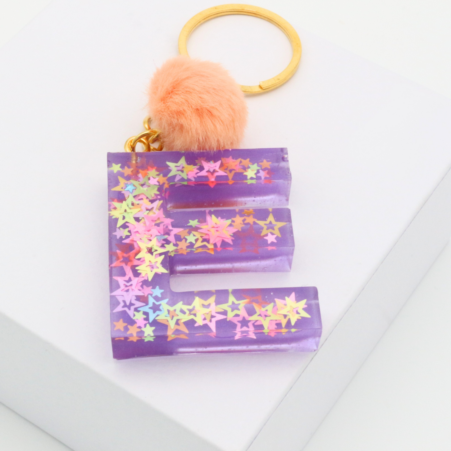 Buchstabenanhänger - Frühling mit Bommel