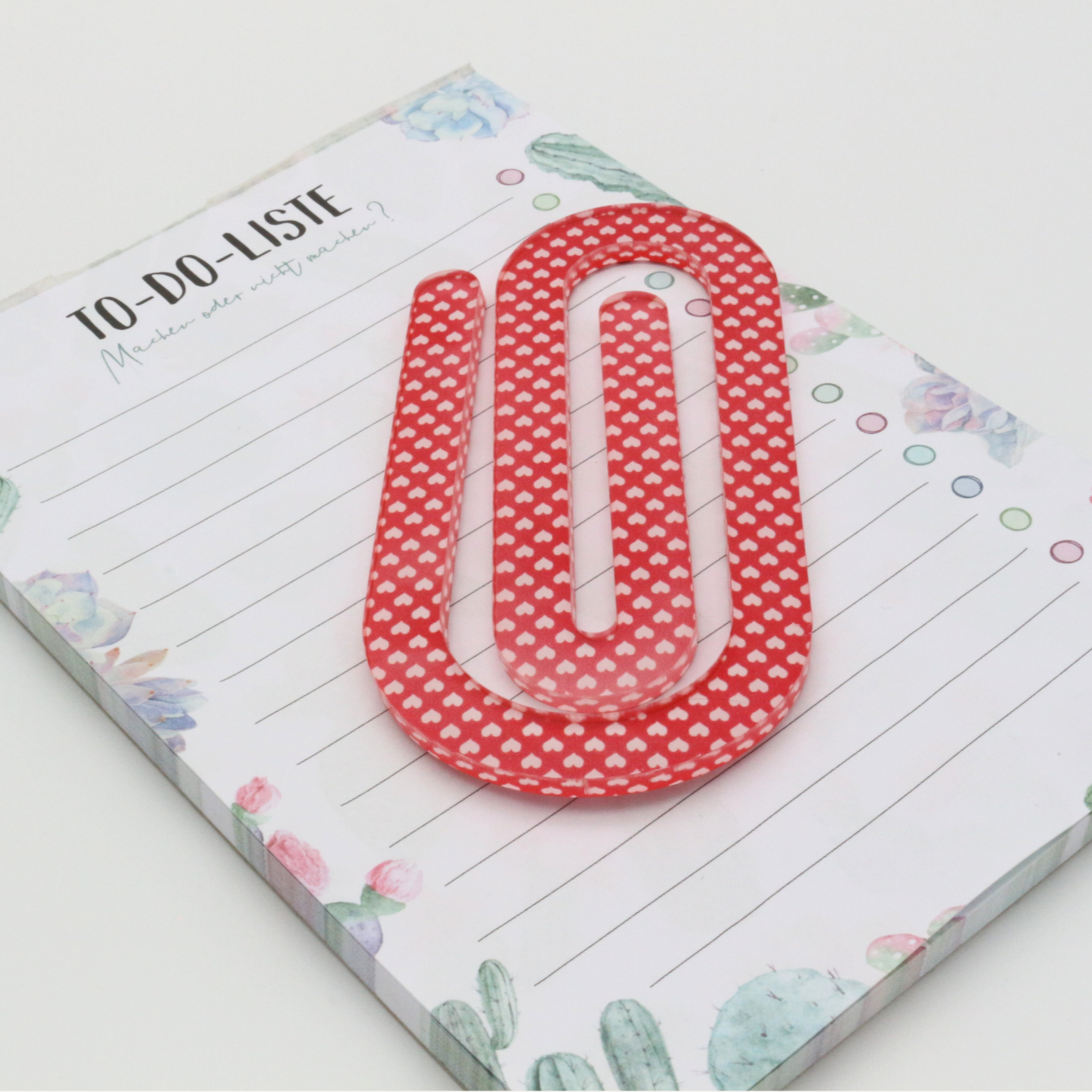 Herzen JUMBO Büroklammer | Jumbo Paperclip (Druckfehler)