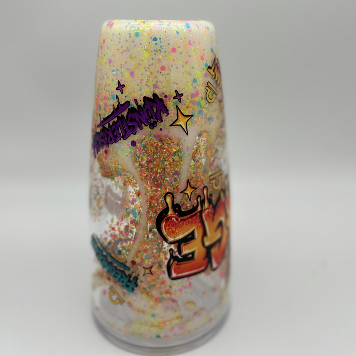 Sternzeichen Waage 800ml | Lava Becher mit Deckel und Strohhalm
