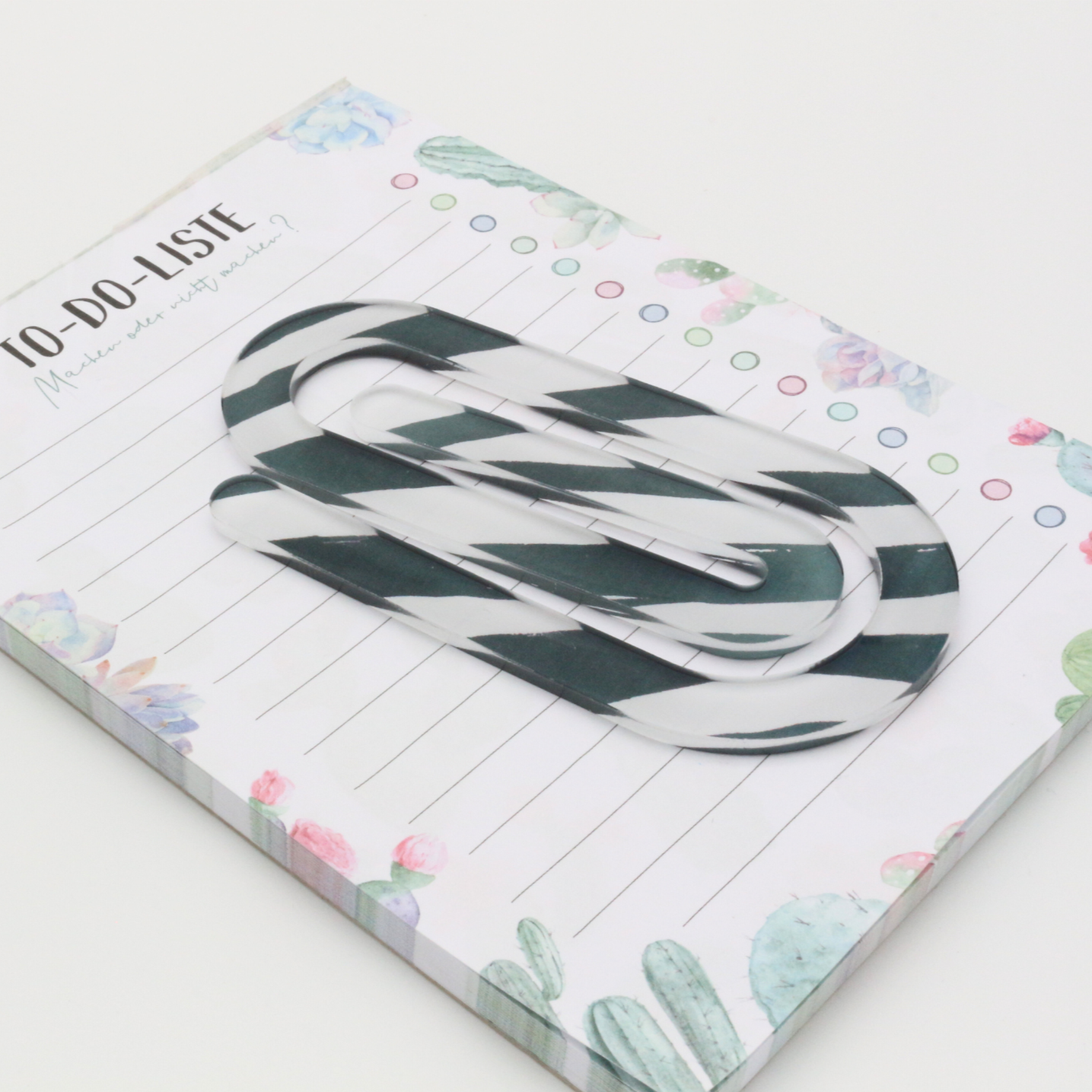 Zebra JUMBO Büroklammer | Jumbo Paperclip (Druckfehler)