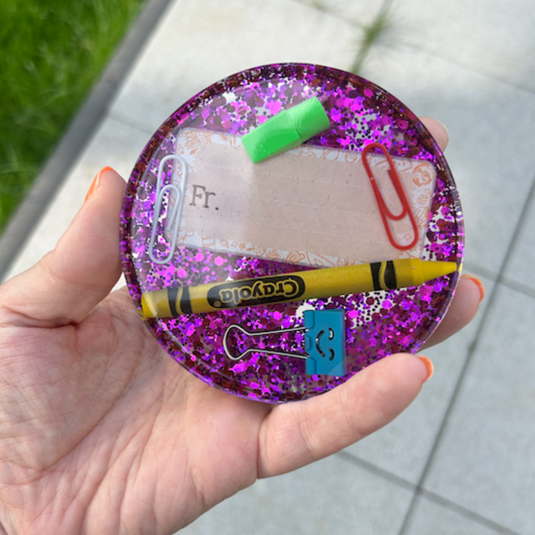 bunter Untersetzer für Lehrer | Geschenk für Lehrer | Coaster | Bierdeckel | Tassen Untersetzer
