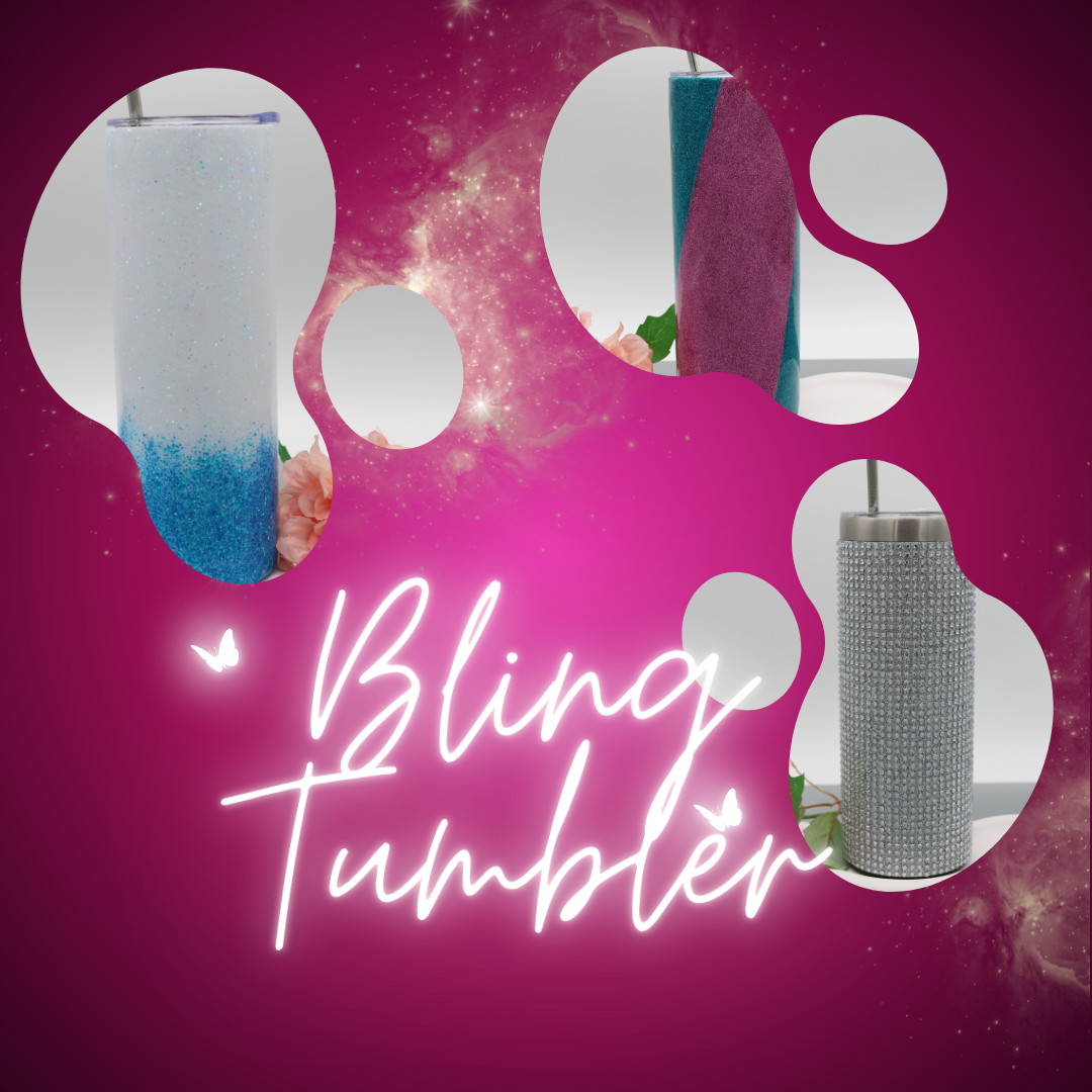 Glitzer Tumbler 2 Farbig | diverse Farben | Edelstahl Tumbler | Epoxidharz Thermobecher | personalisierbar