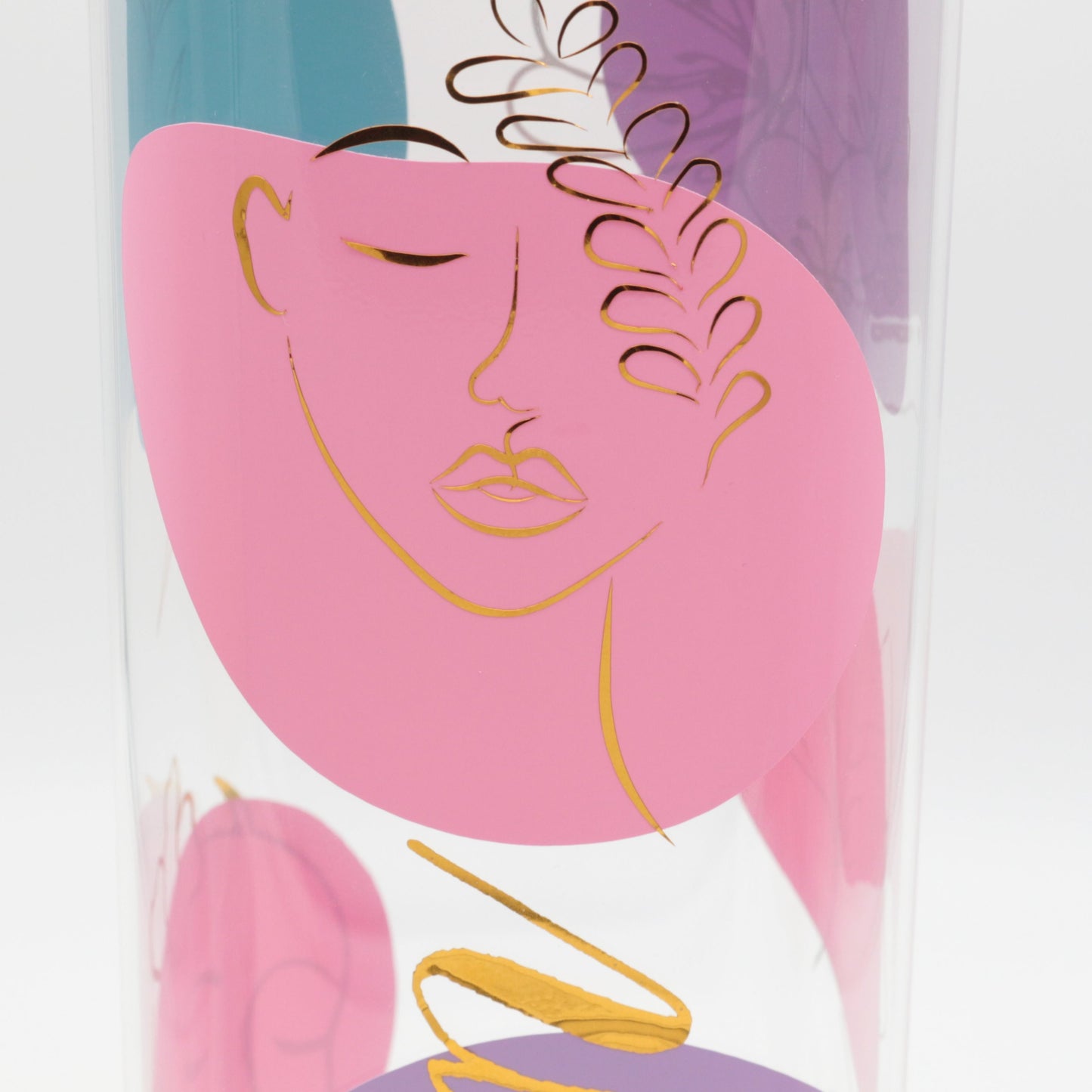 Vorratsglas mit Holzdeckel Eckig Luftdicht 2400ml -Silhouette (Vinylfehler)