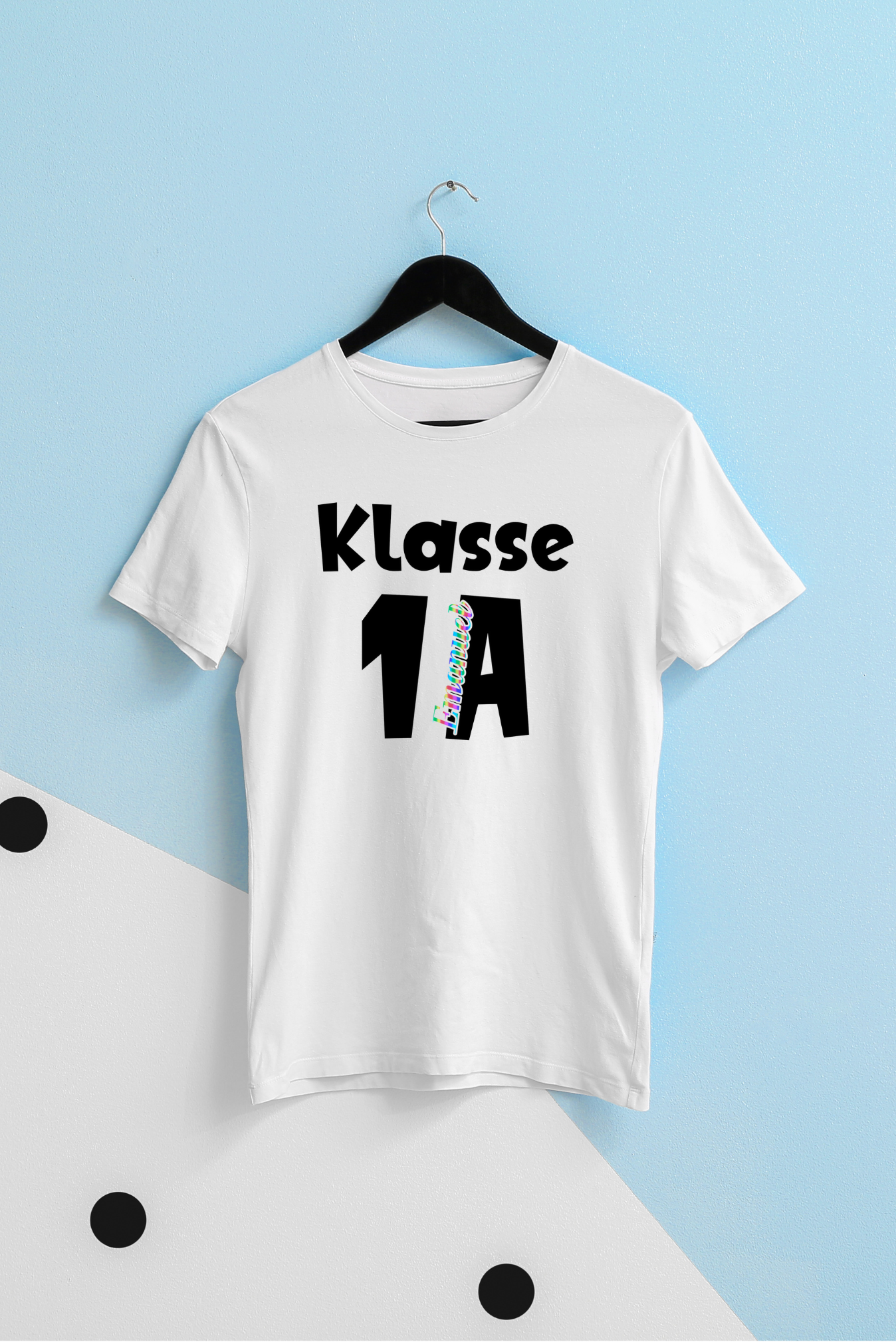 T-Shirt - Klasse 1 (A-D) personalisiert