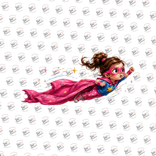 Superheldin im Anflug