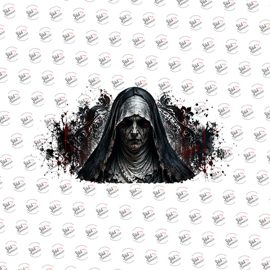 Die Verhüllte als UV-DTF Sticker einzeln