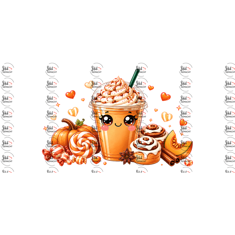Kleiner Kürbis-Latte zum Liebhaber