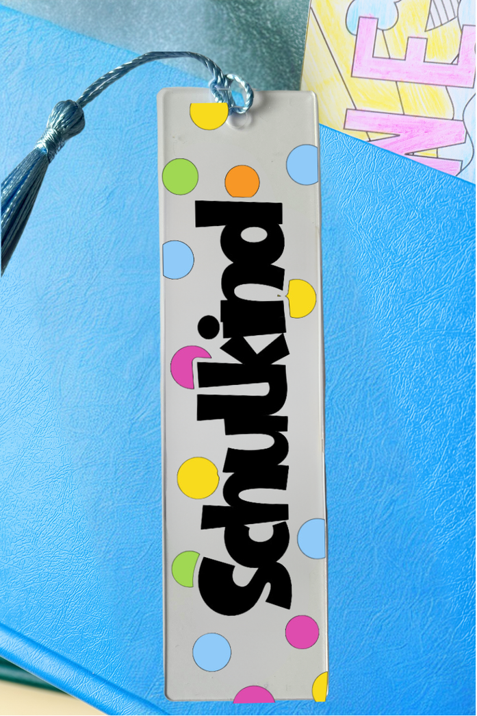 Lesezeichen - Schulkind Punkte