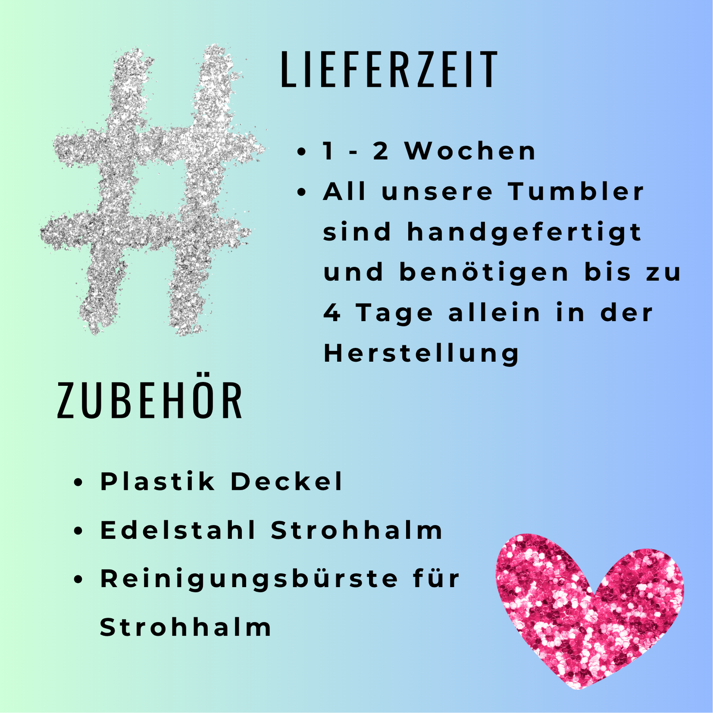 Summer Ombre Glitzer Tumbler Oopsi | Edelstahl Tumbler | Epoxidharz Thermobecher | personalisierbar