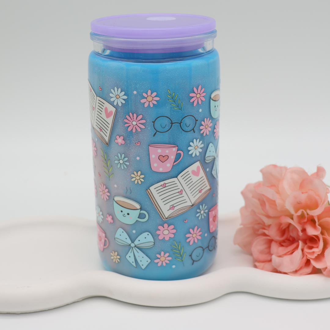 Swirl-Becher - pink blue heaven 480ml