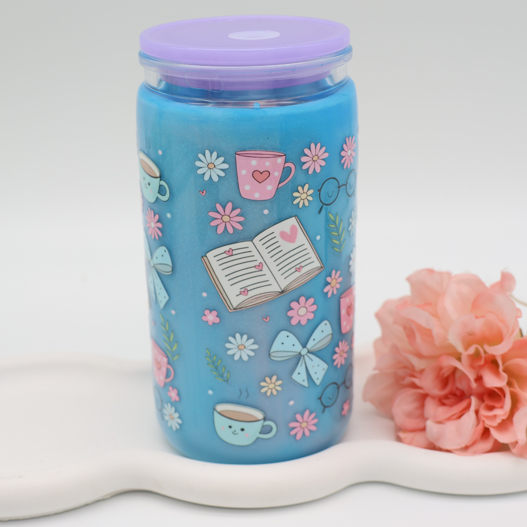 Swirl-Becher - pink blue heaven 480ml