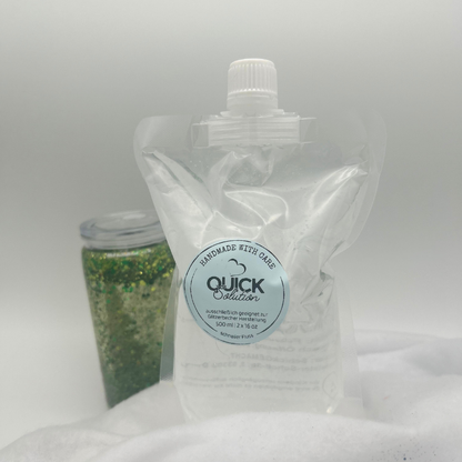 Quick Flow Solution 500ml | fertige Glitzer-Becher Lösung | Glitzerbecher Selbst gestalten | Snowglobetumbler (Kopie) (Kopie)