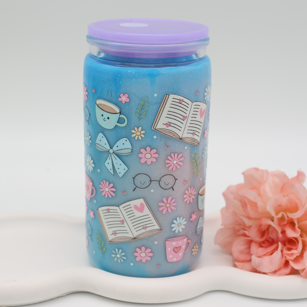 Swirl-Becher - pink blue heaven 480ml