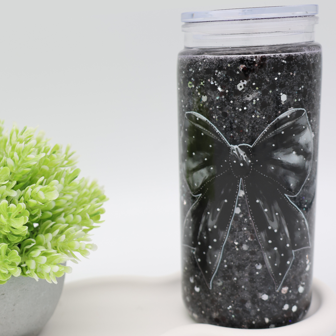 ERSTELLE DEINEN SNOWGLOBE / GLITZER BECHER