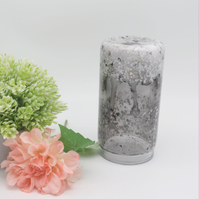 Lava Marmor Becher | 16OZ Becher Doppelwandig mit Deckel und Strohhalm