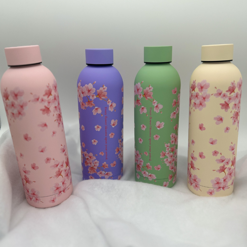 Edelstahlflasche - Kirschblüten 500ml