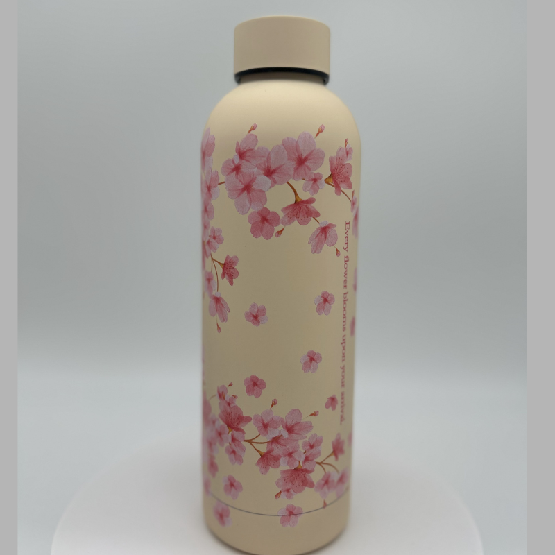 Edelstahlflasche - Kirschblüten 500ml