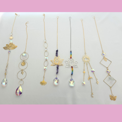 Sonnenfänger | Suncatcher | Kristall Hänge-Sonnenfänger | Prisma Kette