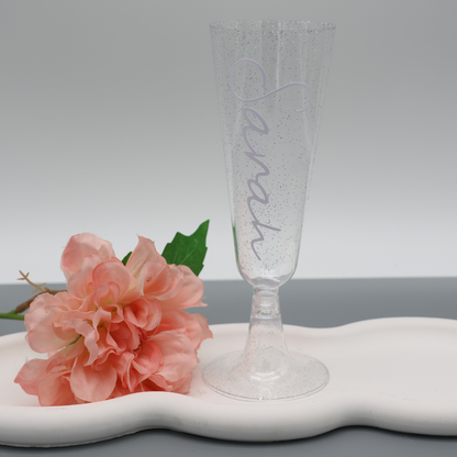personalisierter Becher JGA | Plastikbecher | Sektglas | Brautjungfer | Name | Junggesellinnenabschied | Party | Bride | Becher | Hochzeit