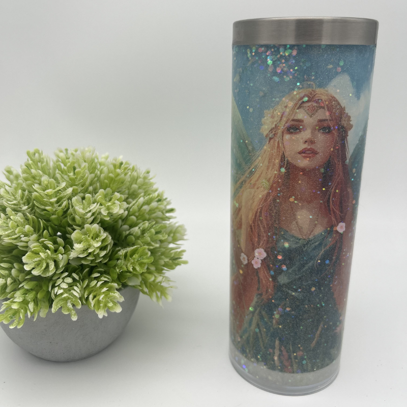 DEIN Sublimations Glitzerbecher | personalisierter Becher mit Wunschmotiv und Glitzer