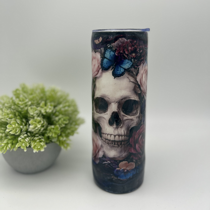 DEIN Alkohol Tumbler nach Wunsch mit Deckel und Strohhalm