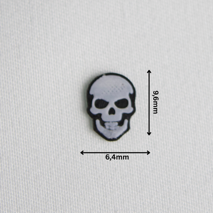 3D Totenkopf - PLA Dekorationselemente - 100 Stk