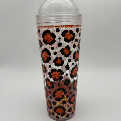 Leo Becher 700ml | Lava Becher mit Deckel und Strohhalm