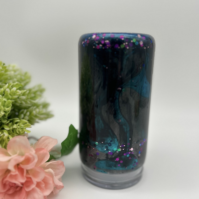 Galaxy Becher | 16OZ Becher Doppelwandig mit Deckel und Strohhalm