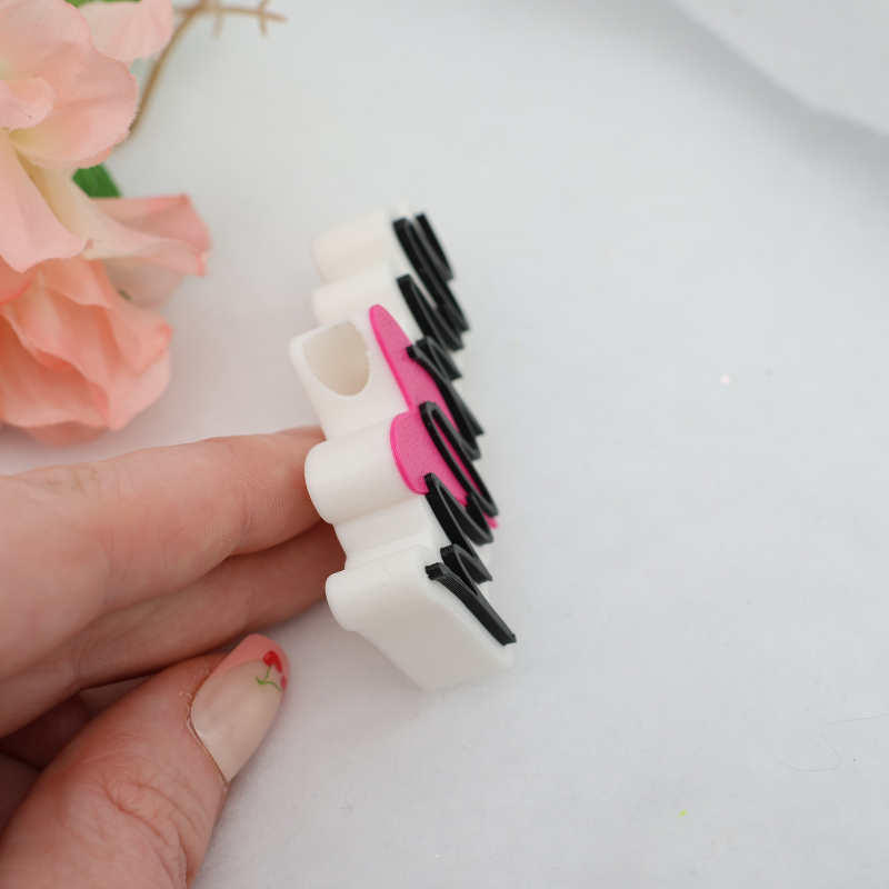 Mama 3D Topper | Dekoration für Strohhalme | PLA | 8,4 mm Lochdurchmesser | DIY Dekoration | wiederverwendbar
