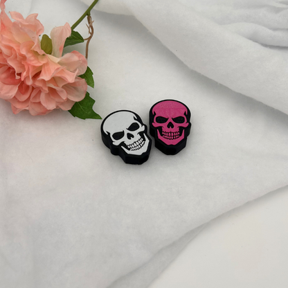 Totenkopf 3D Topper | Dekoration für Strohhalme | PLA | 8,4 mm Lochdurchmesser | DIY Dekoration | wiederverwendbar