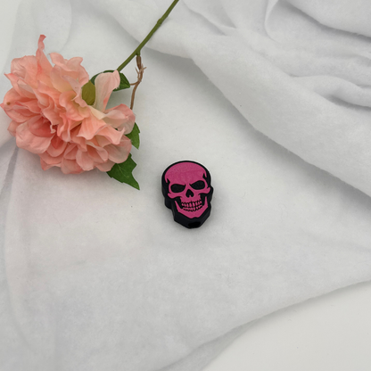 Totenkopf 3D Topper | Dekoration für Strohhalme | PLA | 8,4 mm Lochdurchmesser | DIY Dekoration | wiederverwendbar