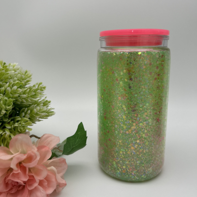 Spring Trocken Becher | 16OZ Becher Doppelwandig mit Deckel und Strohhalm