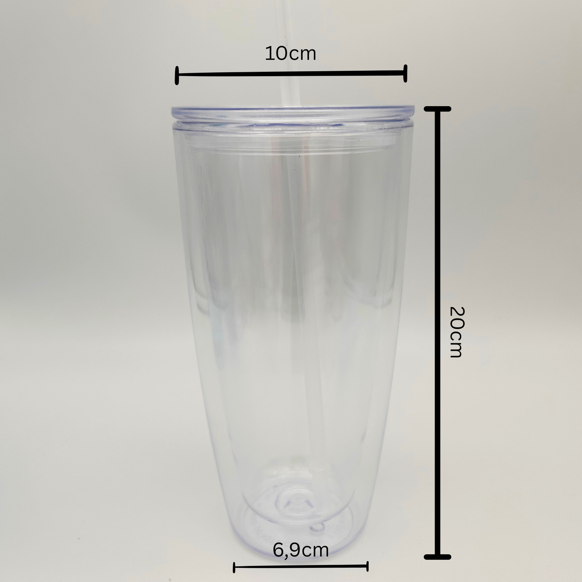 DEIN 750ml / 25oz doppelwandiger Becher