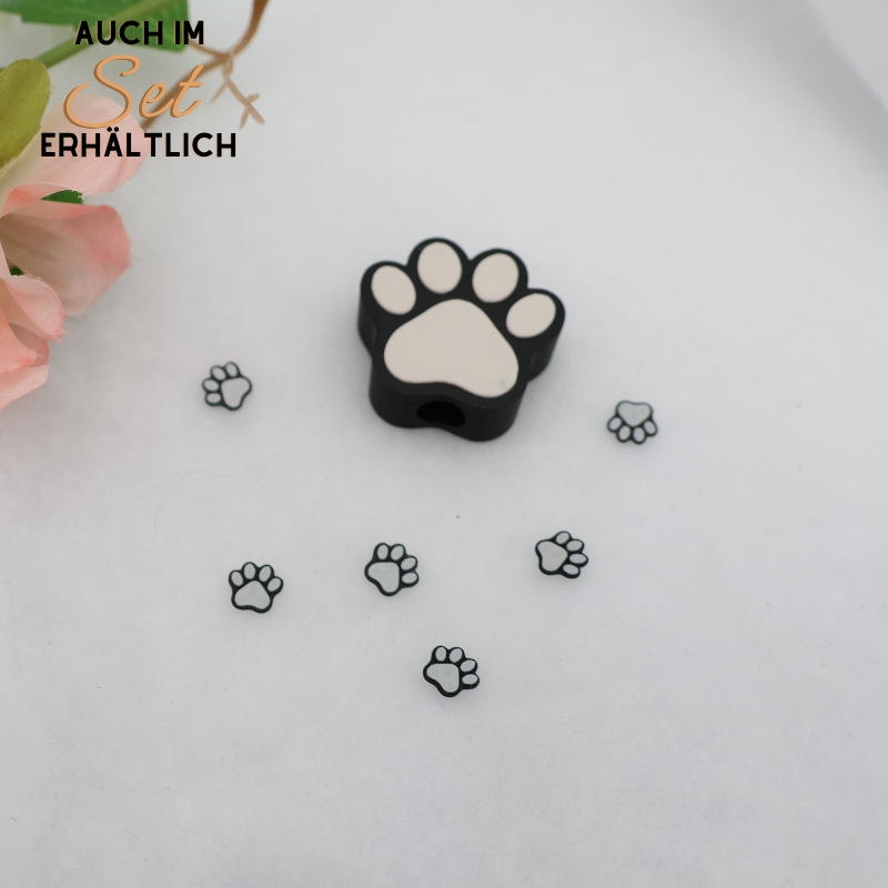 Pfote 3D Topper | Dekoration für Strohhalme | PLA | 8,4 mm Lochdurchmesser | DIY Dekoration | wiederverwendbar