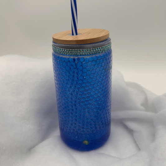 Bubble Enten Becher | 16OZ Becher Doppelwandig mit Deckel und Strohhalm