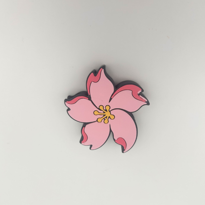 Sakura Kirschblüte 3D Topper | Dekoration für Strohhalme | PLA | 8,4 mm Lochdurchmesser | DIY Dekoration | wiederverwendbar