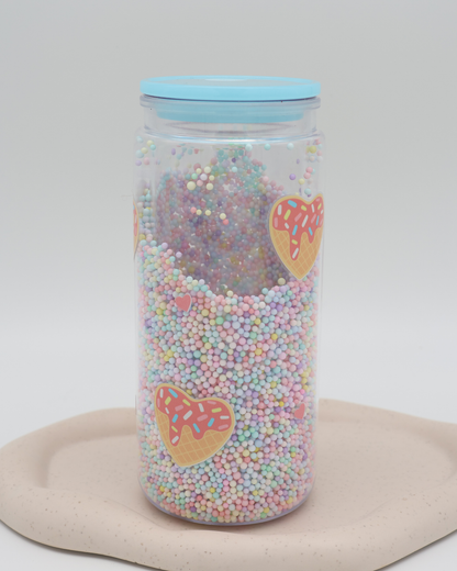 Bubble-Ball Becher Waffeldesign