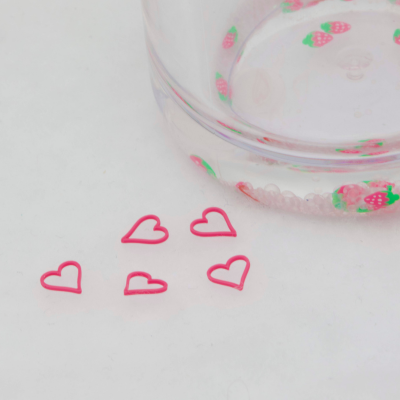3D Herzen - PLA Dekorationselemente - 100 Stk