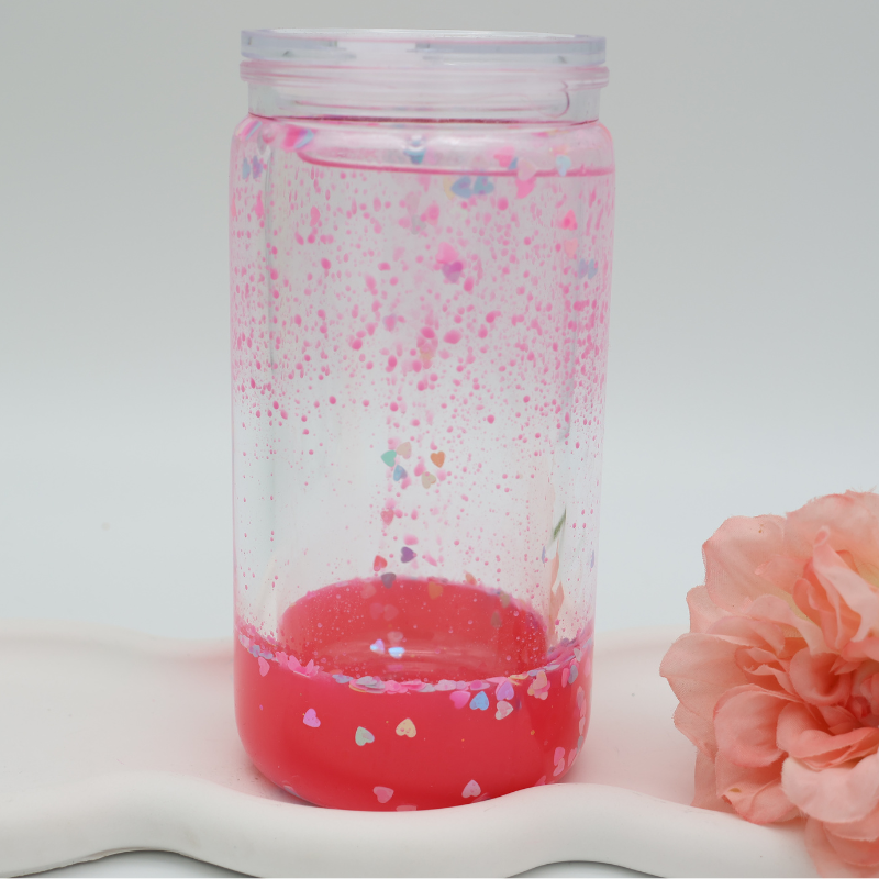 Lava Becher - Pink Lava Hearts