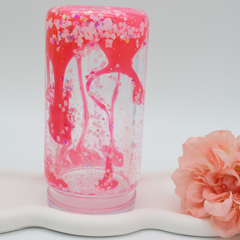 Lava Becher - Pink Lava Hearts