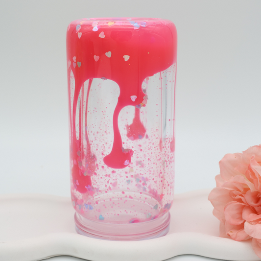 Lava Becher - Pink Lava Hearts