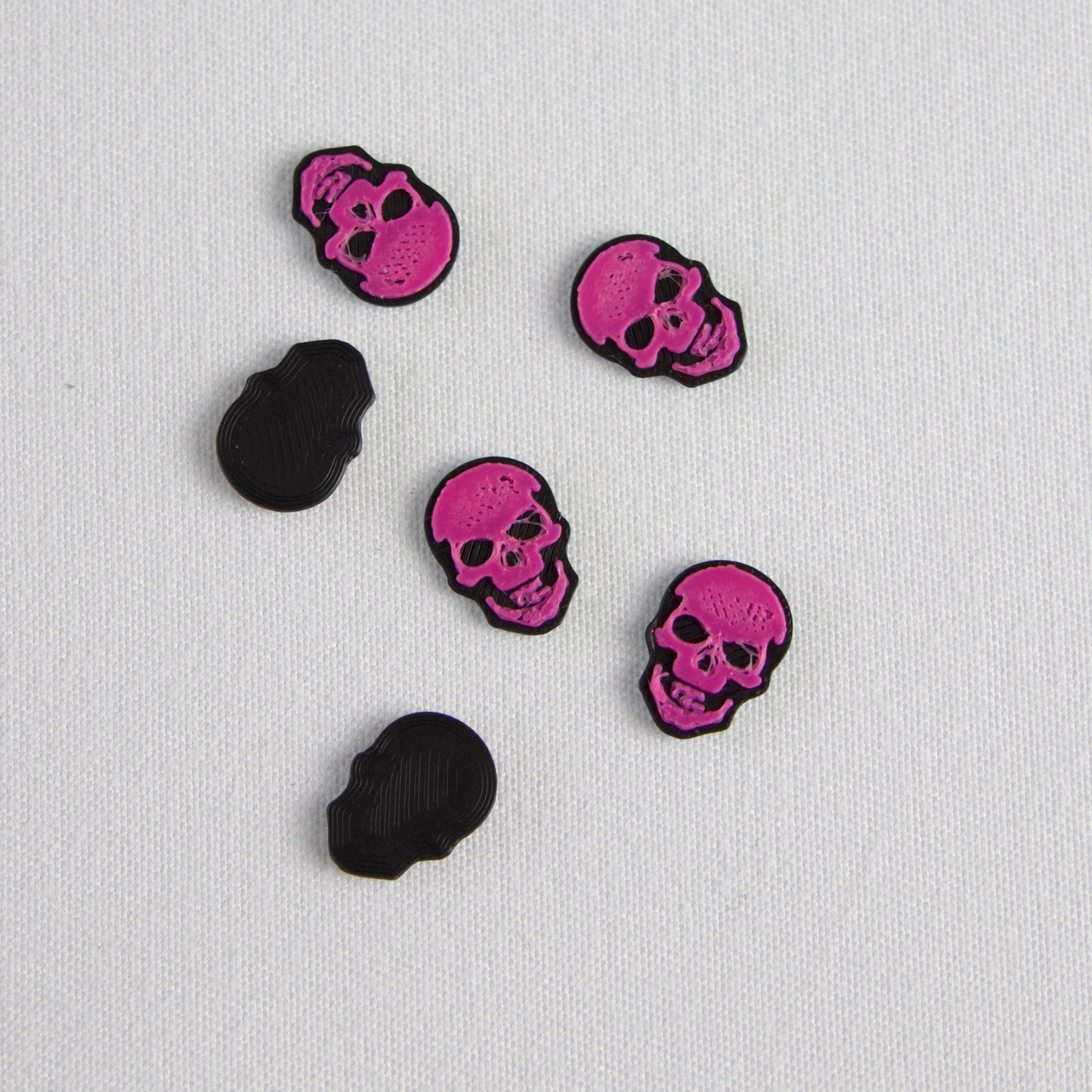 3D Totenkopf - PLA Dekorationselemente - 100 Stk