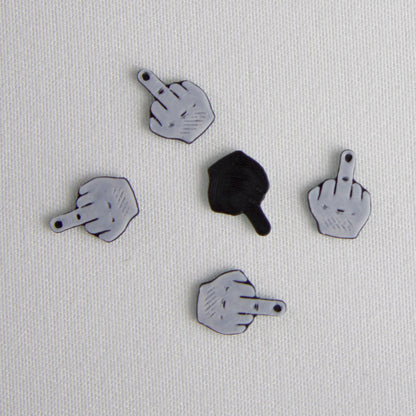 3D Mittelfinger - PLA Dekorationselemente - 100 Stk