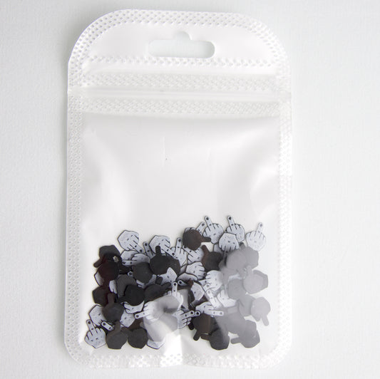 3D Mittelfinger - PLA Dekorationselemente - 100 Stk